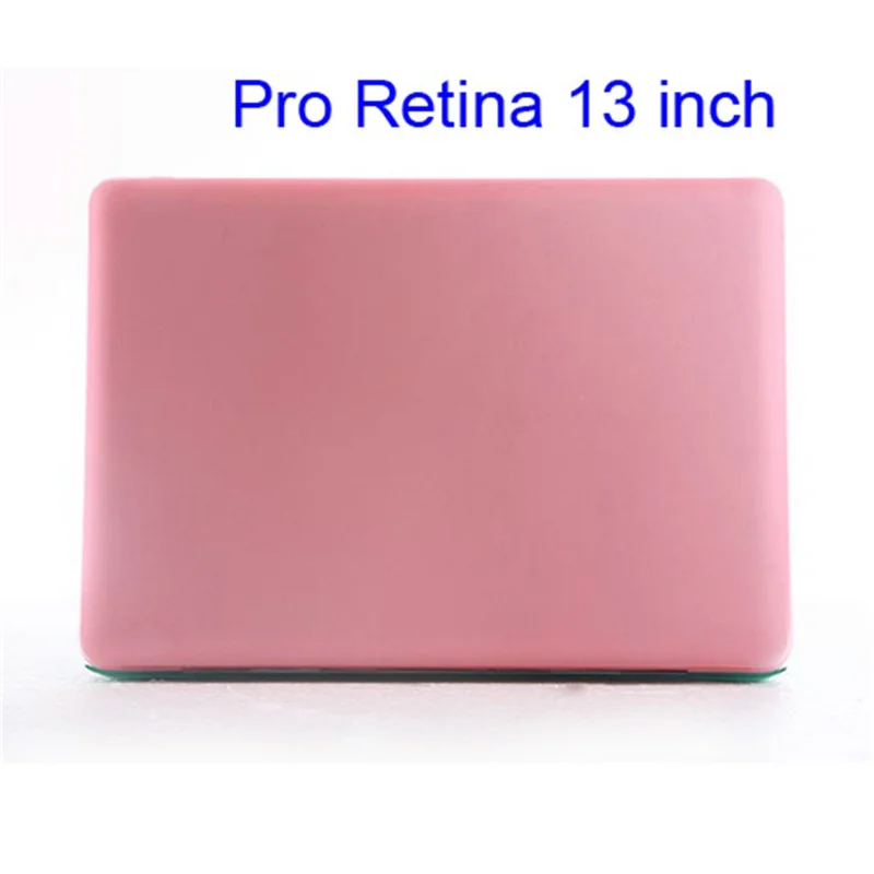 Detachable Clear Crystal Cover Case for MacBook Pro 13.3 inch Retina Display (A1425) - Translucent Pink