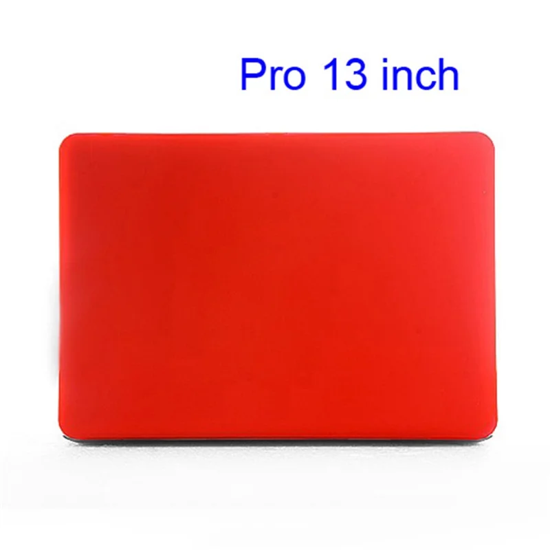 Snap-on Slim Crystal Case Cover for MacBook Pro 13.3 inch (A1278 Old Model) - Translucent Red