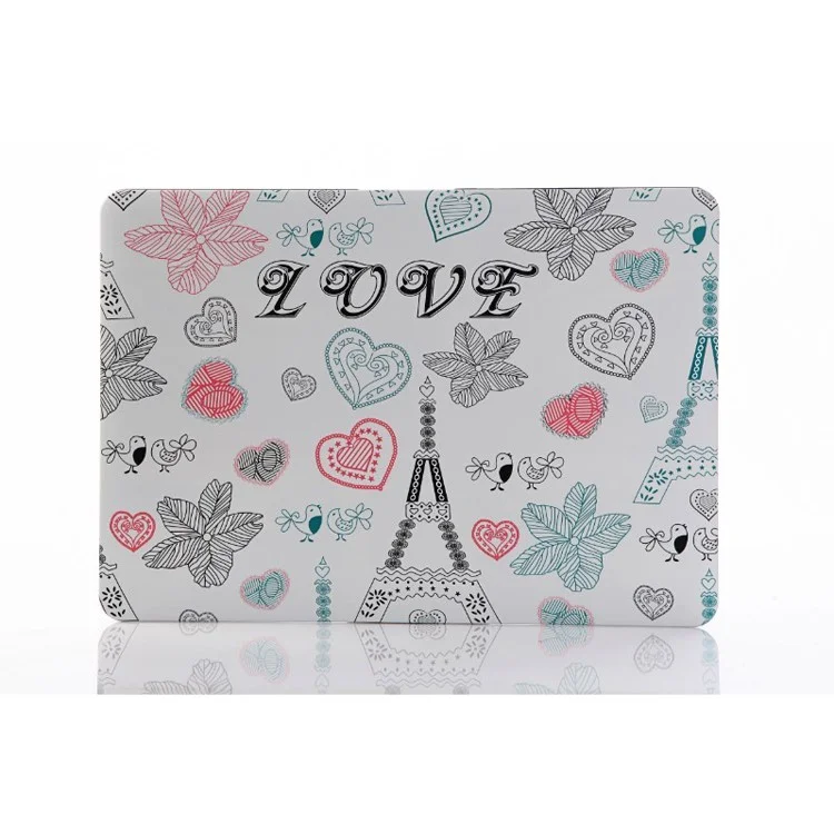 Love Eiffel Tower & Leaves Plastic Case for MacBook Pro 13.3 inch Retina Display (A1425)