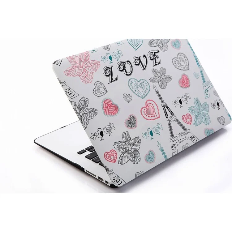 Love Eiffel Tower & Leaves Plastic Case for MacBook Pro 13.3 inch Retina Display (A1425)