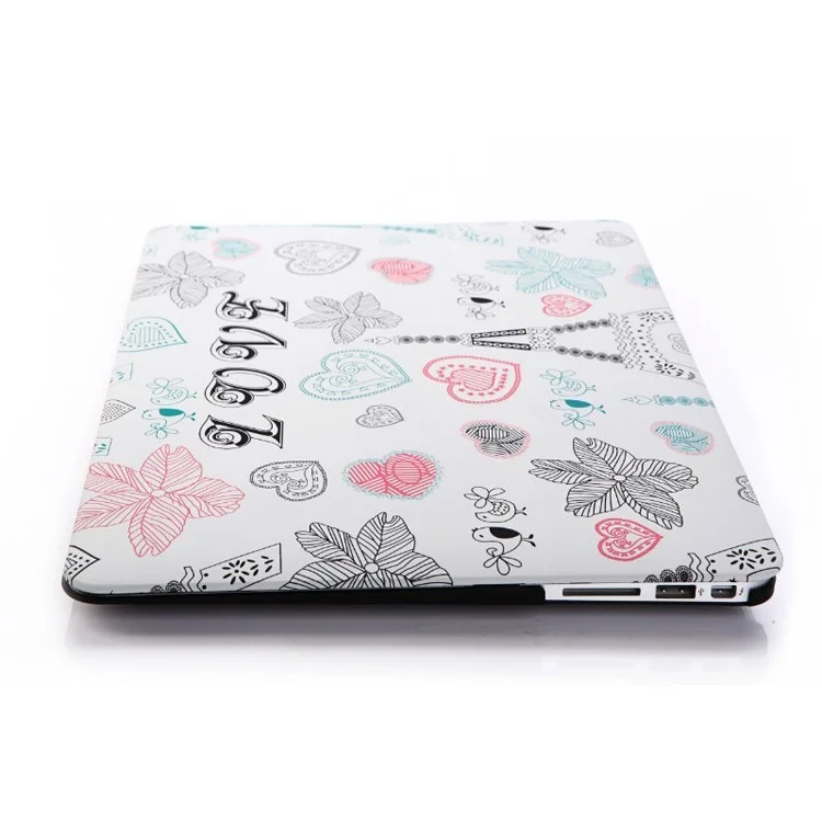 Love Eiffel Tower & Leaves Plastic Case for MacBook Pro 13.3 inch Retina Display (A1425)