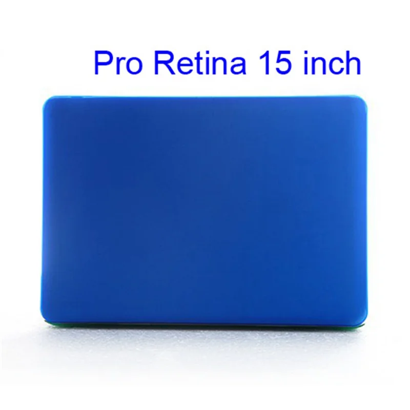Crystal Protective Case Cover for Apple MacBook Pro 15.4 inch with Retina Display (A1398) - Translucent Dark Blue