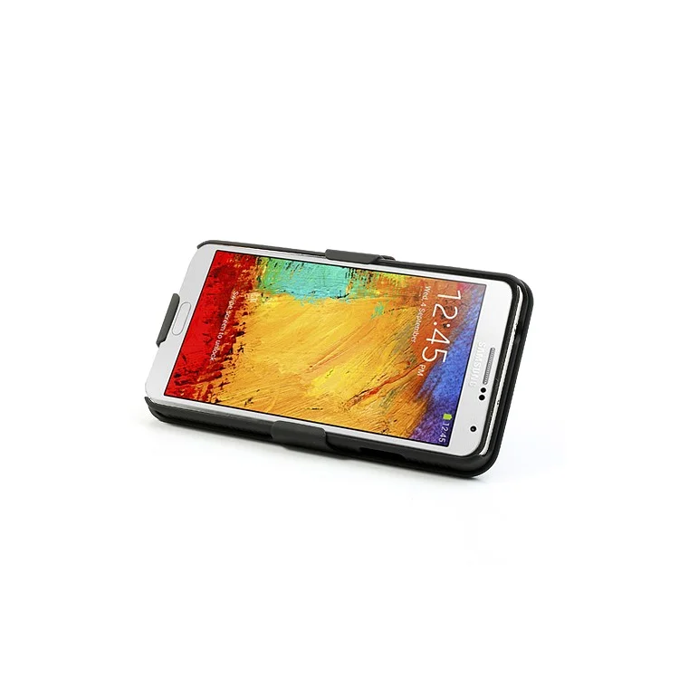 Swivel Belt Clip for Samsung Galaxy Note 3 N9000 Rubberized Slide Case Holster Stand
