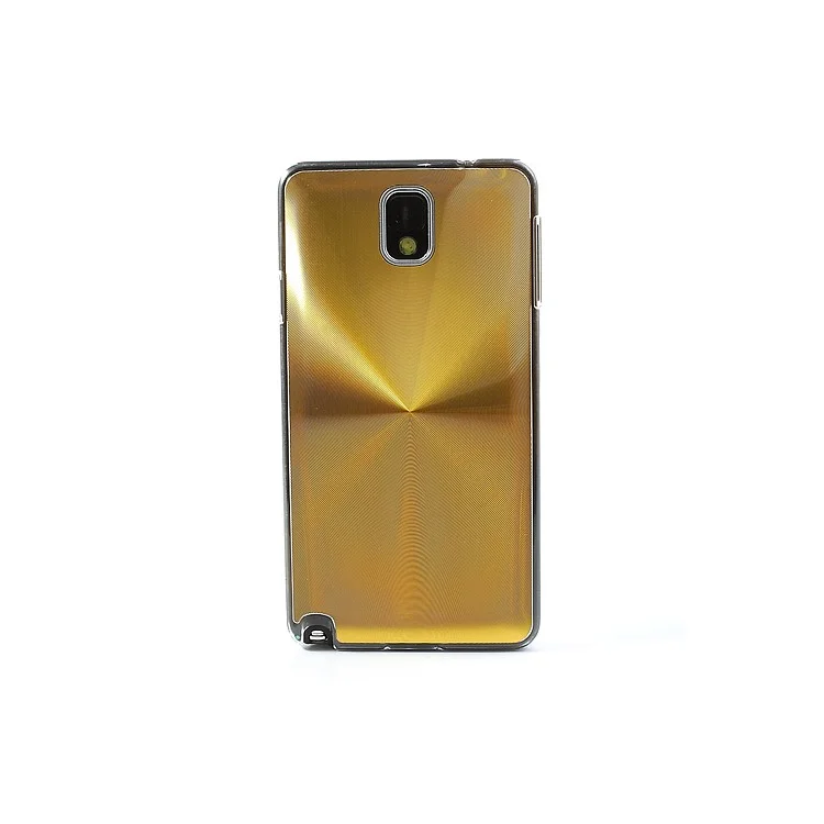 Gold Metallic CD Veins Hard Back Cover for Samsung Galaxy Note 3 N9000 N9002 N9005