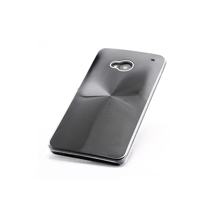 CD Veins Metal Aluminium Hard Case Shell for HTC One M7 801e - Black