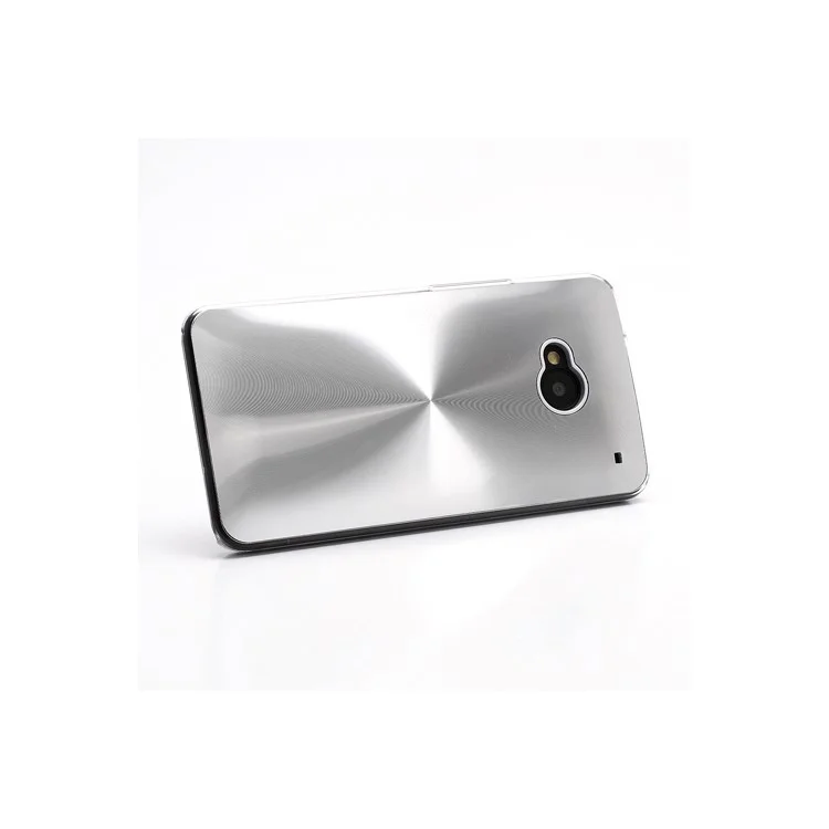 CD Veins Metal Aluminium Hard Case Shell for HTC One M7 801e - Silver