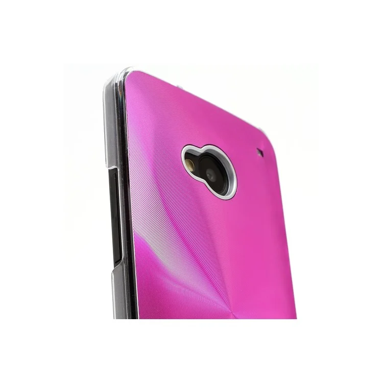 CD Veins Metal Aluminium Hard Case Shell for HTC One M7 801e - Rose