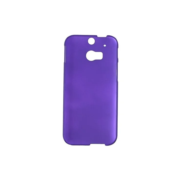 Purple Rubberized Hard Cover Shell for HTC One 2 M8