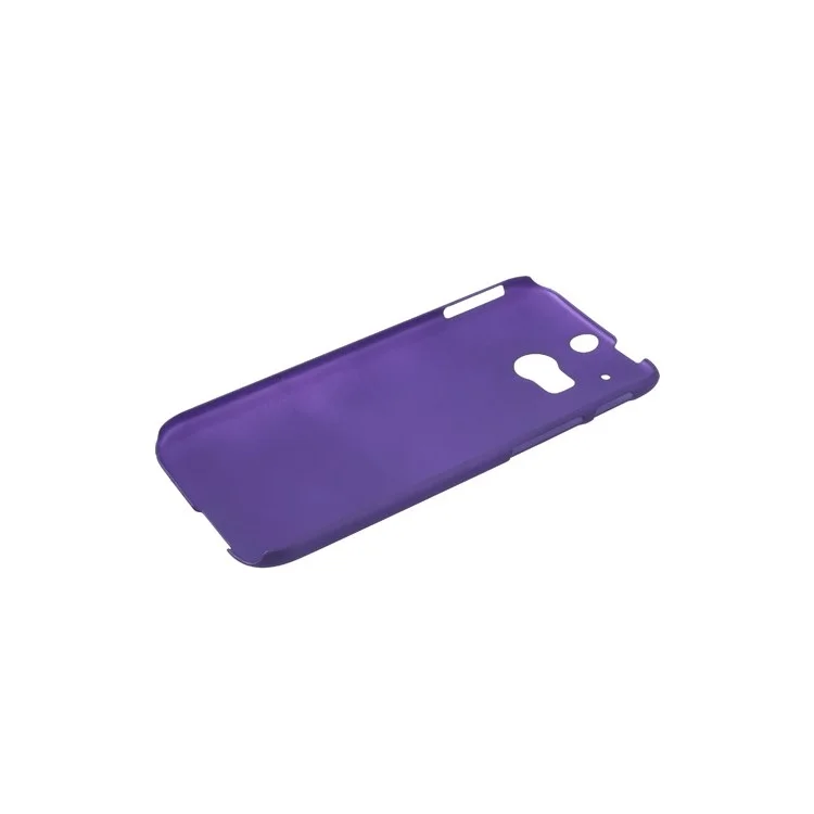 Purple Rubberized Hard Cover Shell for HTC One 2 M8