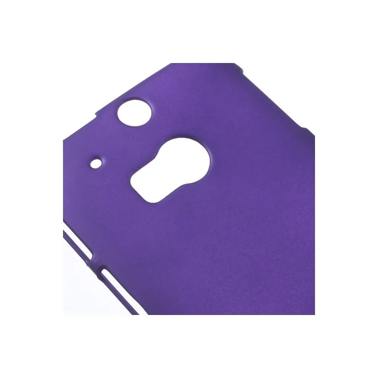 Purple Rubberized Hard Cover Shell for HTC One 2 M8