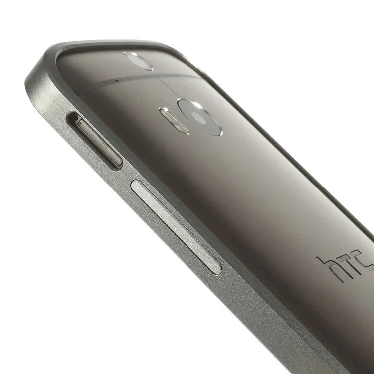 Grey Aluminum Alloy Sliding Bumper Frame for HTC One M8