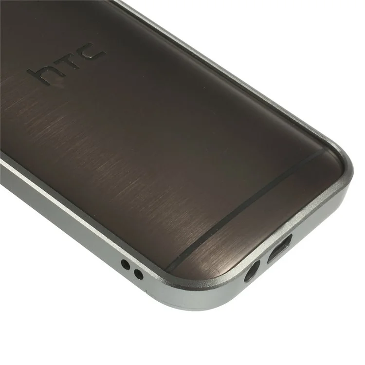 Grey Aluminum Alloy Sliding Bumper Frame for HTC One M8