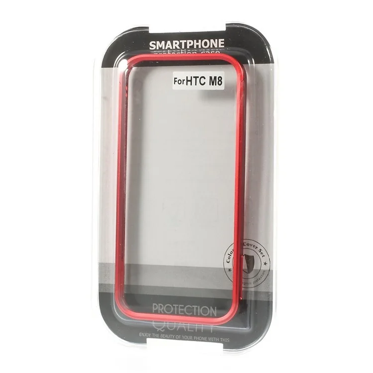 Red Aluminum Alloy Sliding Bumper Frame for HTC One M8