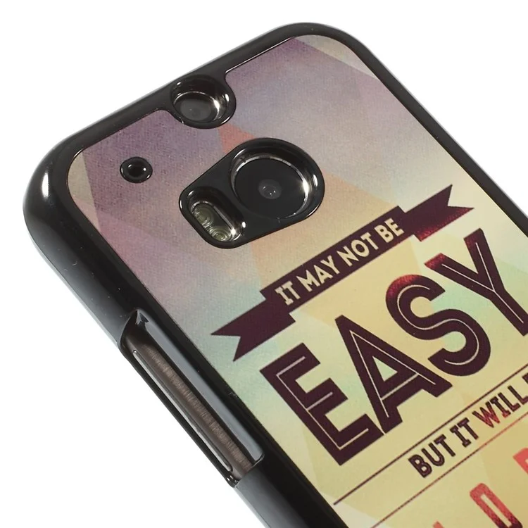 Aluminum Skin PC Shell for HTC One M8 - Quote It may not be easy, but it will be worth