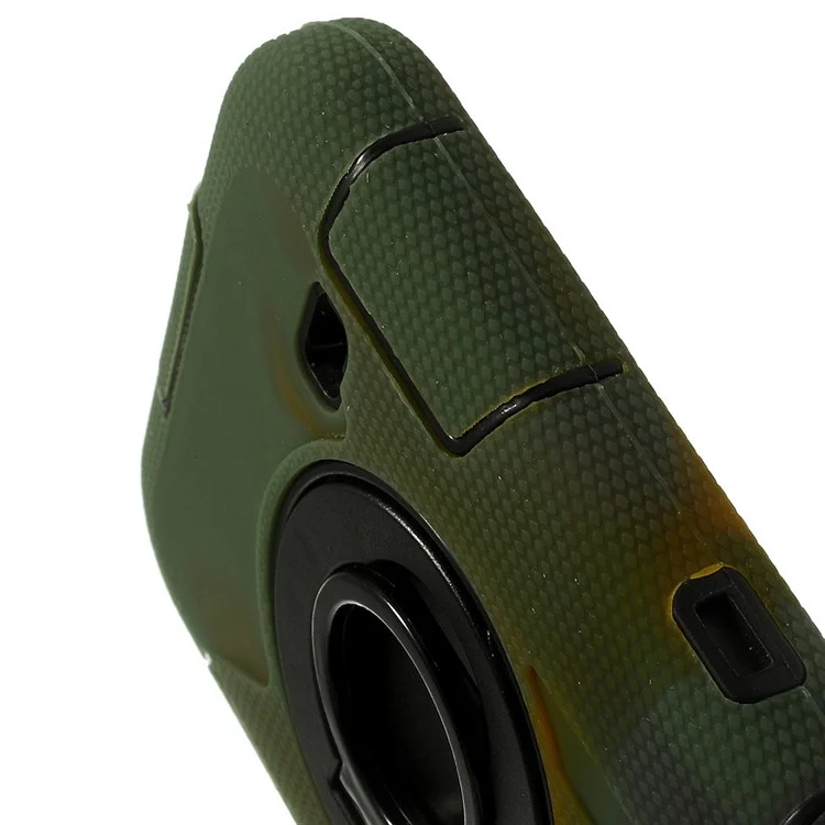 Camouflage for Samsung Galaxy SV G900 3-Piece PC + Silicone High Impact Case w/ Swivel Stand
