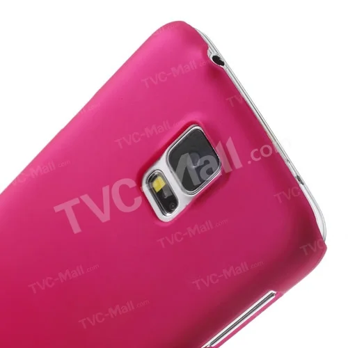 Rose Rubberized Hard PC Cover for Samsung Galaxy S5 G900 GS 5