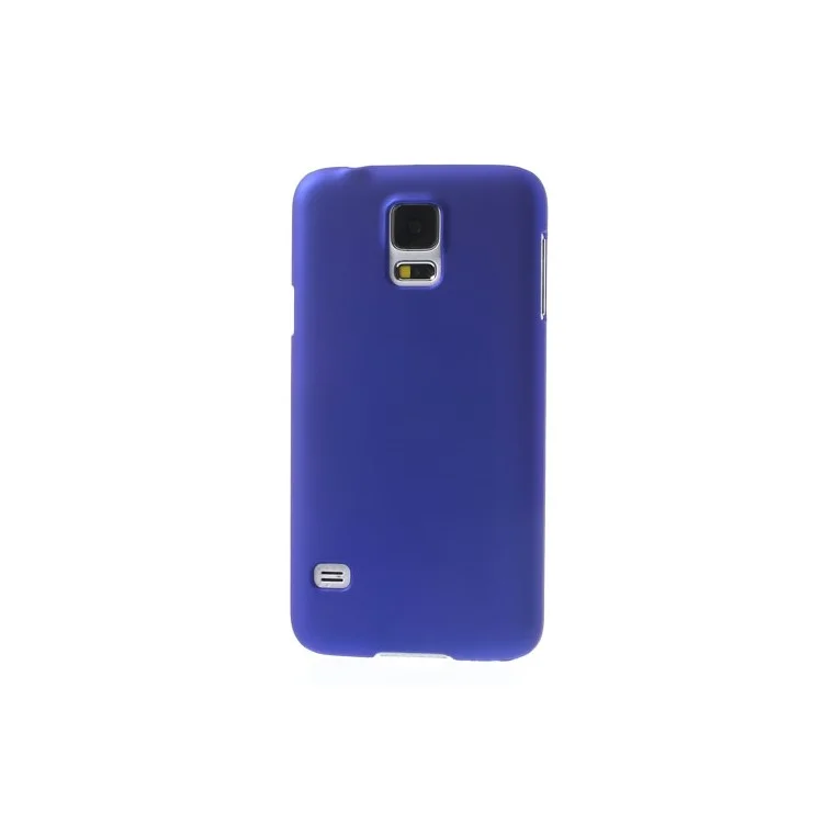 Dark Blue Rubberized PC Hard Case for Samsung Galaxy S5 G900 GS 5