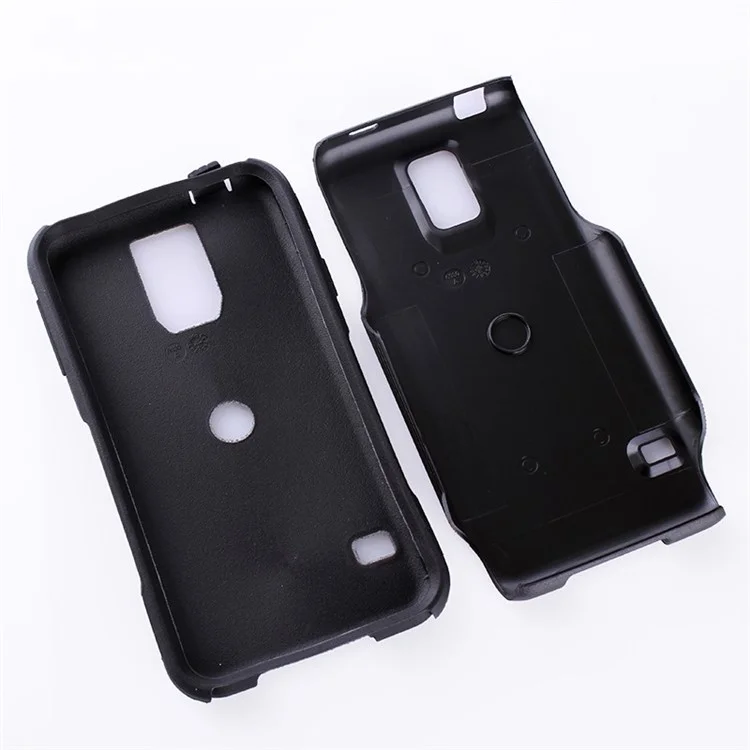 Shockproof Dirt-proof PC + TPU Hybrid Protector Case for Samsung Galaxy S5 G900 - Black