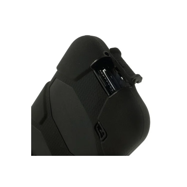 Black 3 in 1 Military Duty Silicone & PC Hybrid Case for Samsung Galaxy S5 G900 w/ Belt Clip