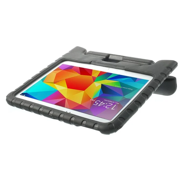 Hand-held Stand Kids Thick EVA Foam Case for Samsung Galaxy Tab 4 10.1 T530 T531 T535 - Black