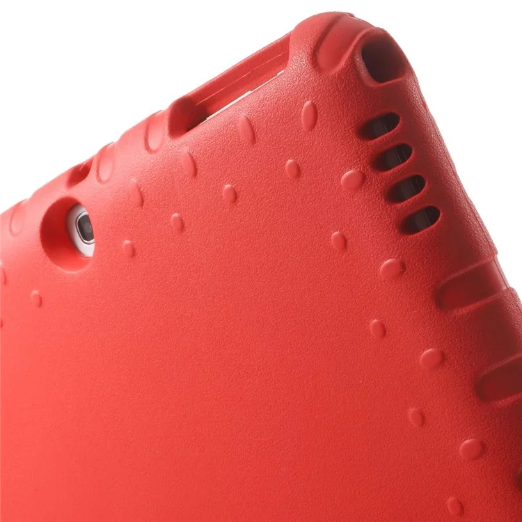 Protective Kids Thick EVA Foam Handle Stand Case for Samsung Galaxy Tab 4 10.1 T530 T531 T535 - Red
