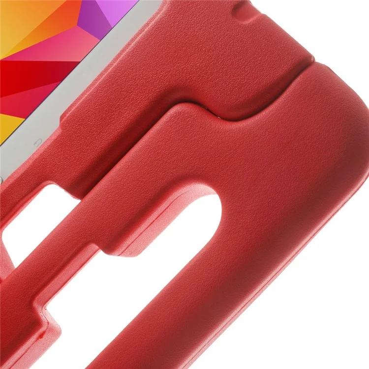 Protective Kids Thick EVA Foam Handle Stand Case for Samsung Galaxy Tab 4 10.1 T530 T531 T535 - Red
