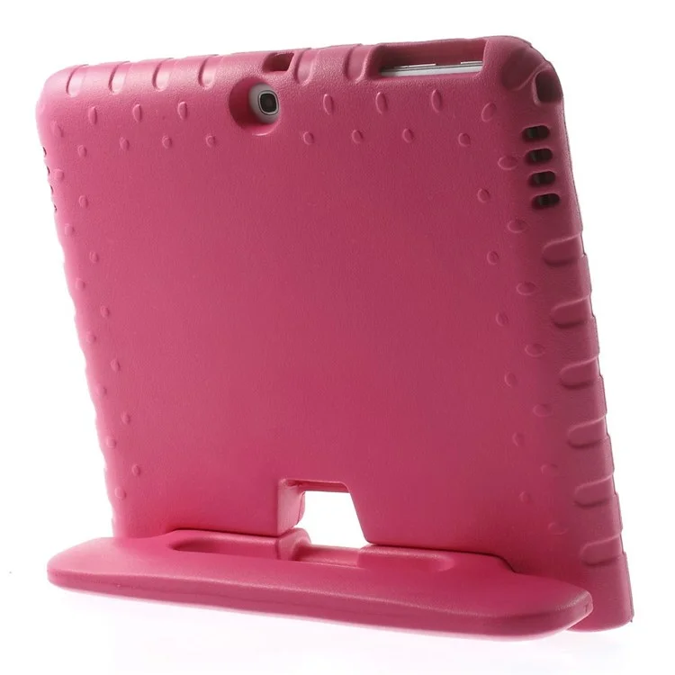 Lightweight Kids Thick EVA Foam Handle Stand Case for Samsung Galaxy Tab 4 10.1 T530 T531 T535 - Rose