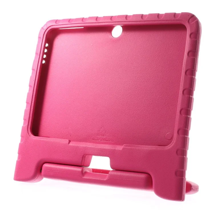 Lightweight Kids Thick EVA Foam Handle Stand Case for Samsung Galaxy Tab 4 10.1 T530 T531 T535 - Rose