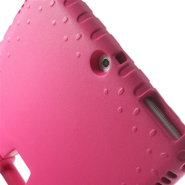 Lightweight Kids Thick EVA Foam Handle Stand Case for Samsung Galaxy Tab 4 10.1 T530 T531 T535 - Rose