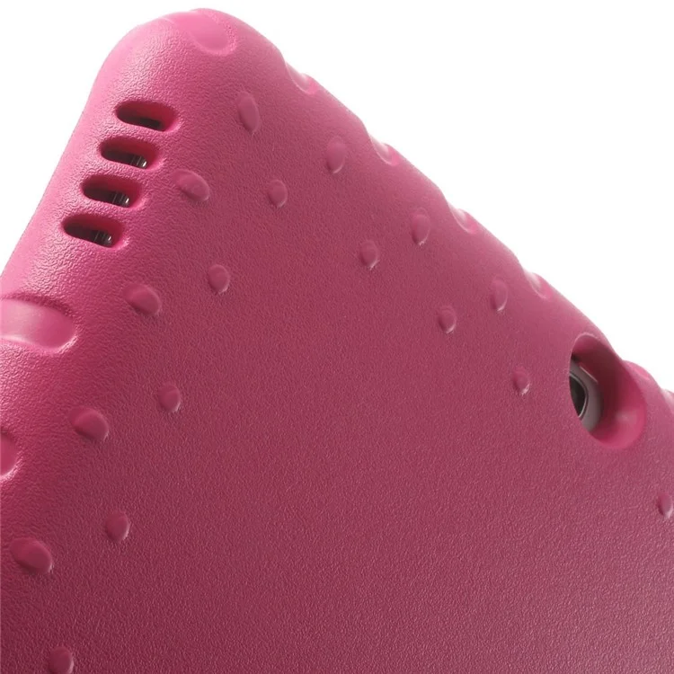 Lightweight Kids Thick EVA Foam Handle Stand Case for Samsung Galaxy Tab 4 10.1 T530 T531 T535 - Rose