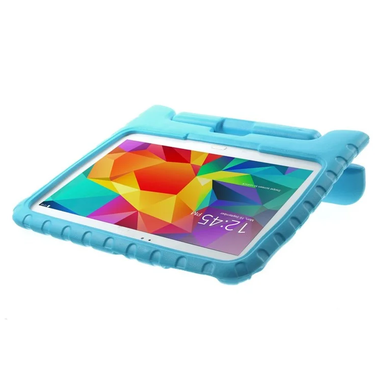 Handle Stand Soft EVA Foam Kids Tablet Case for Samsung Galaxy Tab 4 10.1 T530 T531 T535 - Blue