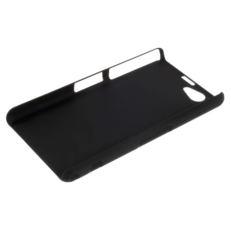 Black Rubberized Hard Skin Case for Sony Xperia Z1 Mini Compact D5503