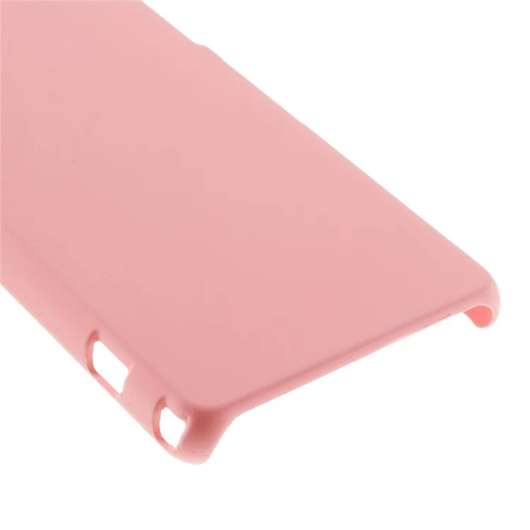 Pink Rubberized Hard Cover Case for Sony Xperia Z1 Mini Compact D5503