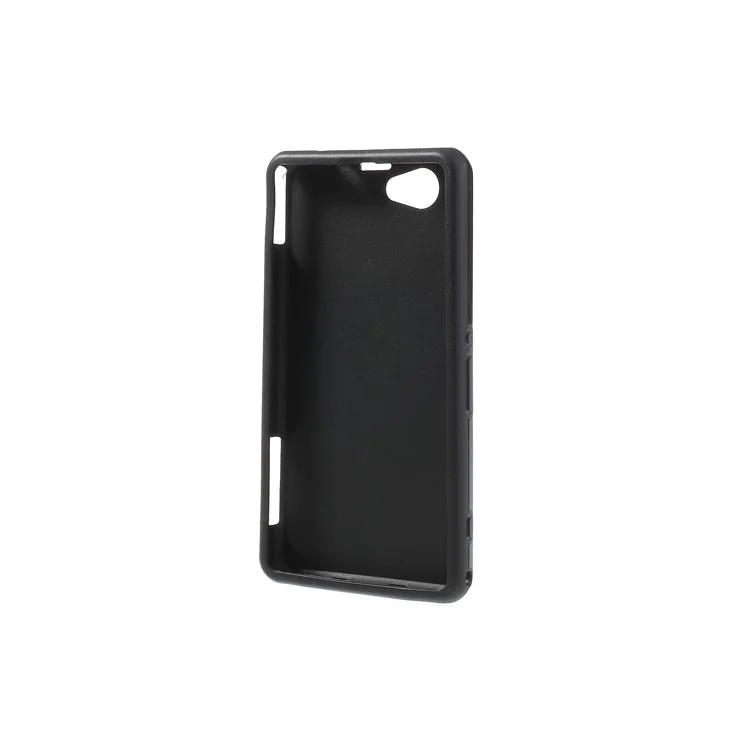 3D Cube Plastic & TPU Hybrid Cover for Sony Xperia Z1 Mini Compact D5503 - Black