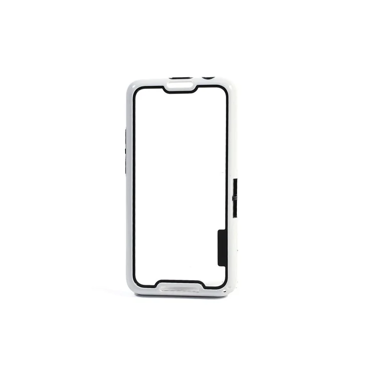 For BlackBerry Aristo Z30 Plastic & TPU Hybrid Bumper Frame - Black / White