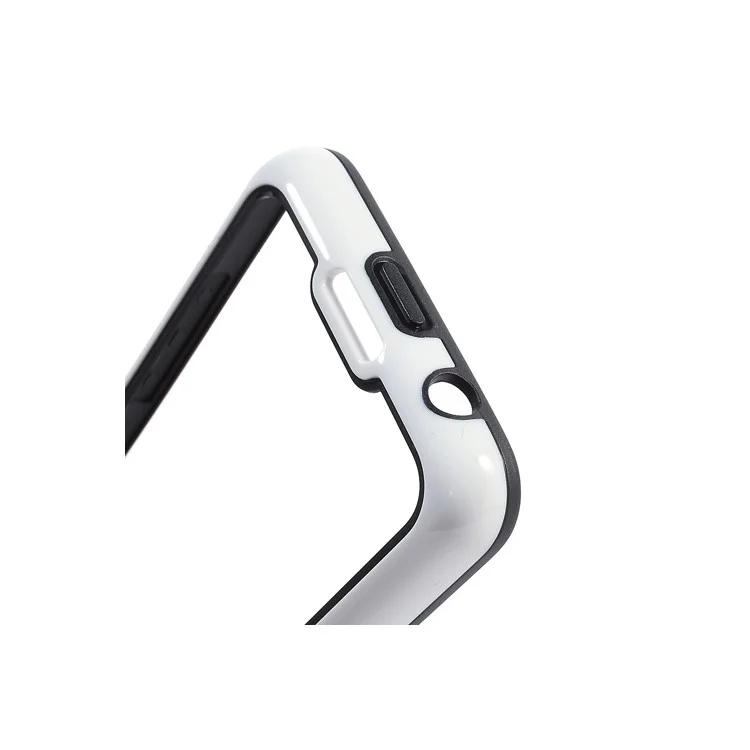 For BlackBerry Aristo Z30 Plastic & TPU Hybrid Bumper Frame - Black / White