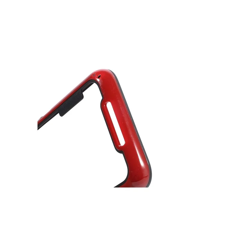 For BlackBerry Aristo A10 Plastic & TPU Hybrid Bumper Frame - Black / Red