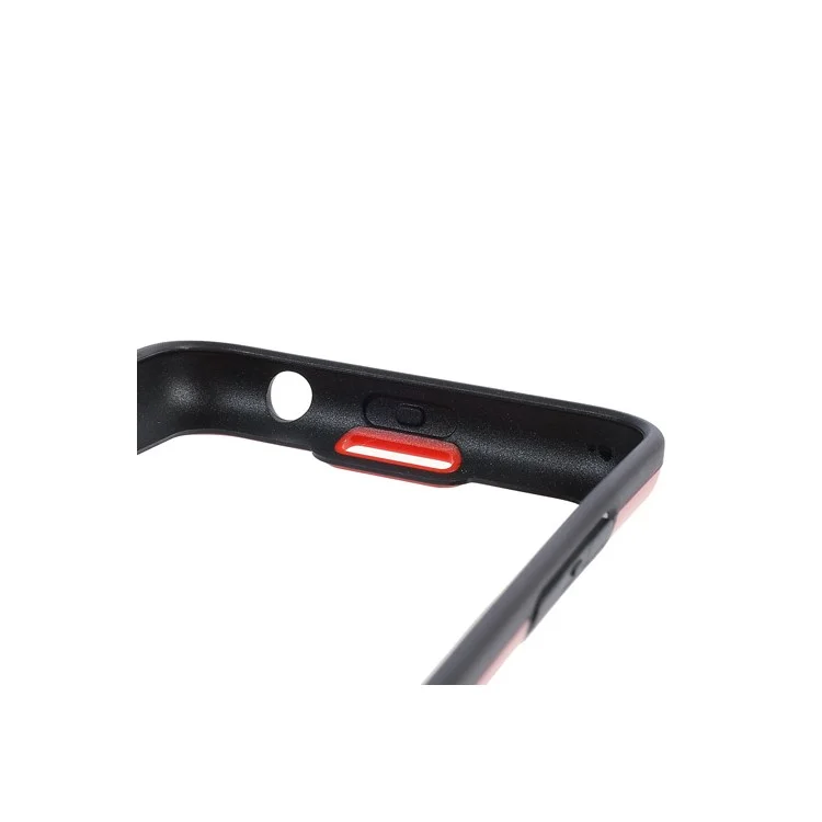 For BlackBerry Aristo A10 Plastic & TPU Hybrid Bumper Frame - Black / Red