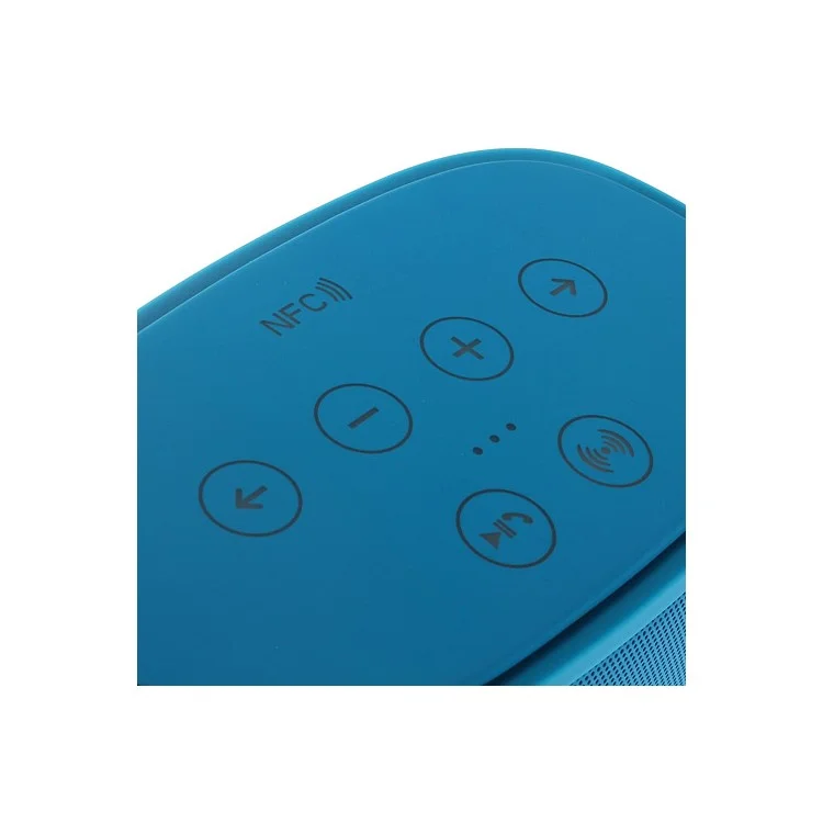 Smart Music 1+1 NFC Bluetooth Speaker 3D Surround Sound Effect - Blue