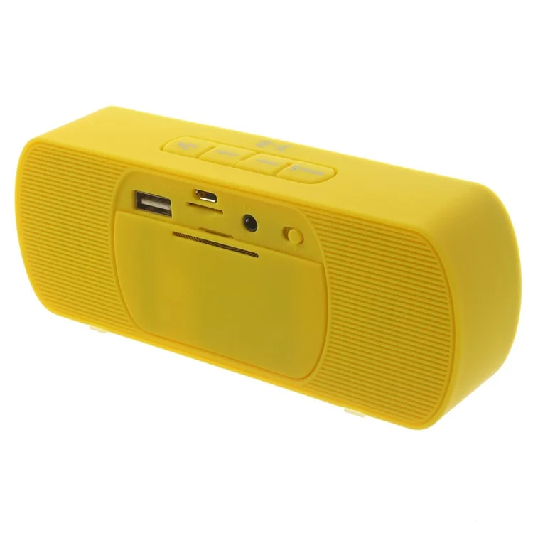 Yellow Y8 Portable Super Bass Bluetooth Speaker with MIC Support FM / U Disk / TF Card / AUX-input
