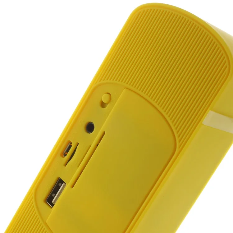 Yellow Y8 Portable Super Bass Bluetooth Speaker with MIC Support FM / U Disk / TF Card / AUX-input