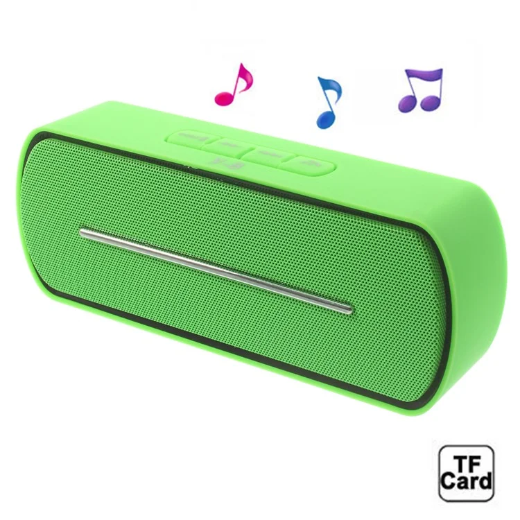 Green Y8 Portable Super Bass Bluetooth Speaker with MIC Support FM / U Disk / TF Card / AUX-input