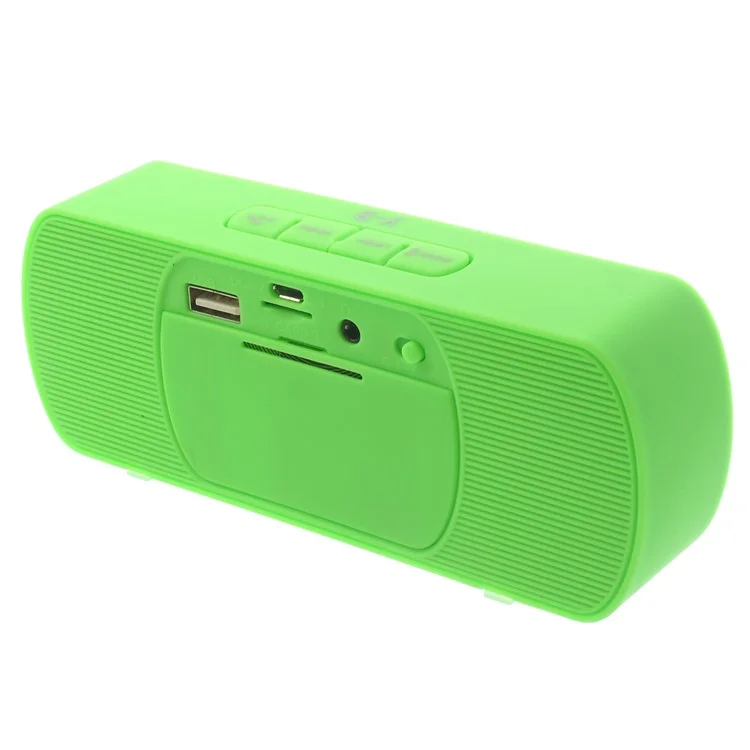 Green Y8 Portable Super Bass Bluetooth Speaker with MIC Support FM / U Disk / TF Card / AUX-input