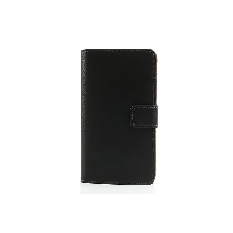 Black Premium Leather Wallet Case w/ Stand for Sony Xperia Z1 Honami C6903 C6902 L39h