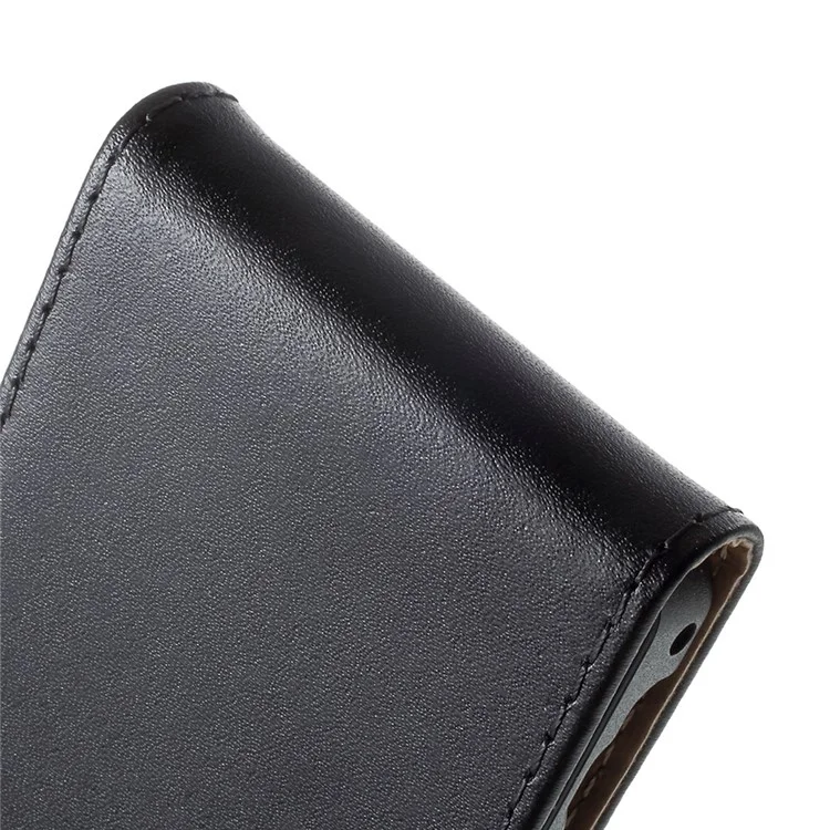 Genuine Split Leather Vertical Flip Case for Sony Xperia Z1 Compact D5503