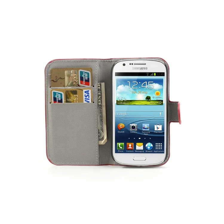 Union Jack Leather Wallet Case Stand for Samsung Galaxy Express I8730