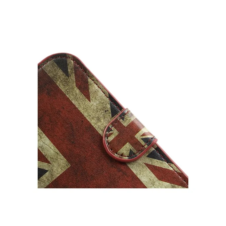 Union Jack Leather Wallet Case Stand for Samsung Galaxy Express I8730