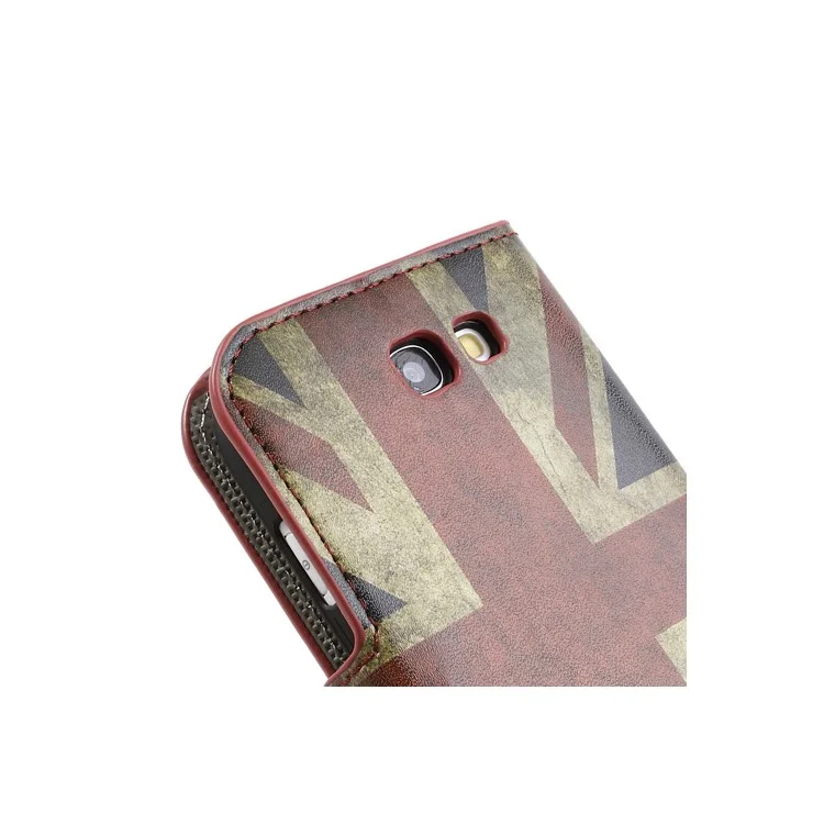 Union Jack Leather Wallet Case Stand for Samsung Galaxy Express I8730