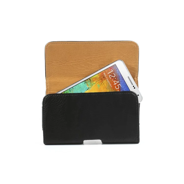Horizontal Thick Leather Holster for Samsung Galaxy Note 3 N9005 w/ Belt Clip