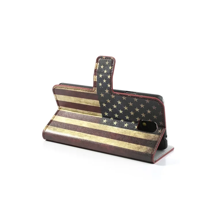 Vintage USA National Flag for Samsung Galaxy Note 3 N9000 N9002 Wallet Leather Cover